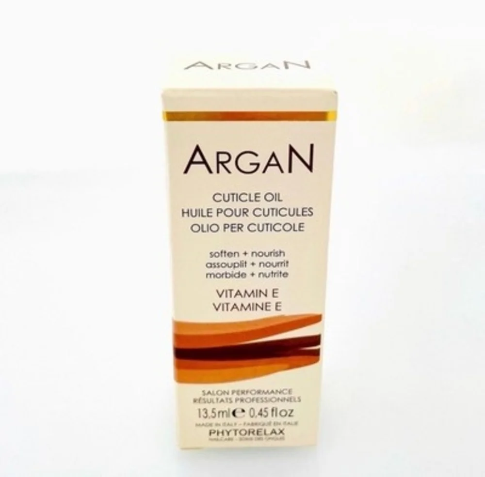 Phytorelax Lab Argan Cuticle Oil with Vitamin E 0.45 Fl.Oz Professional NIB